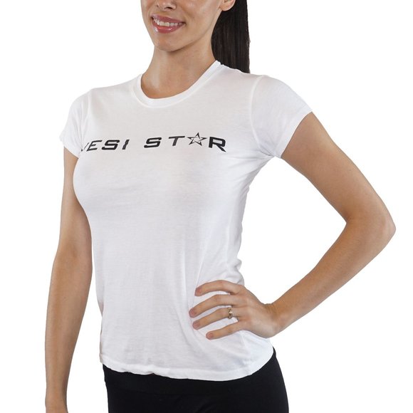 Vesi Star Tops - Cotton Slim Fit T-shirts U- neck short sleev